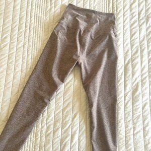 Spacedye Walk and Talk High Waisted Capri Legging - Chai